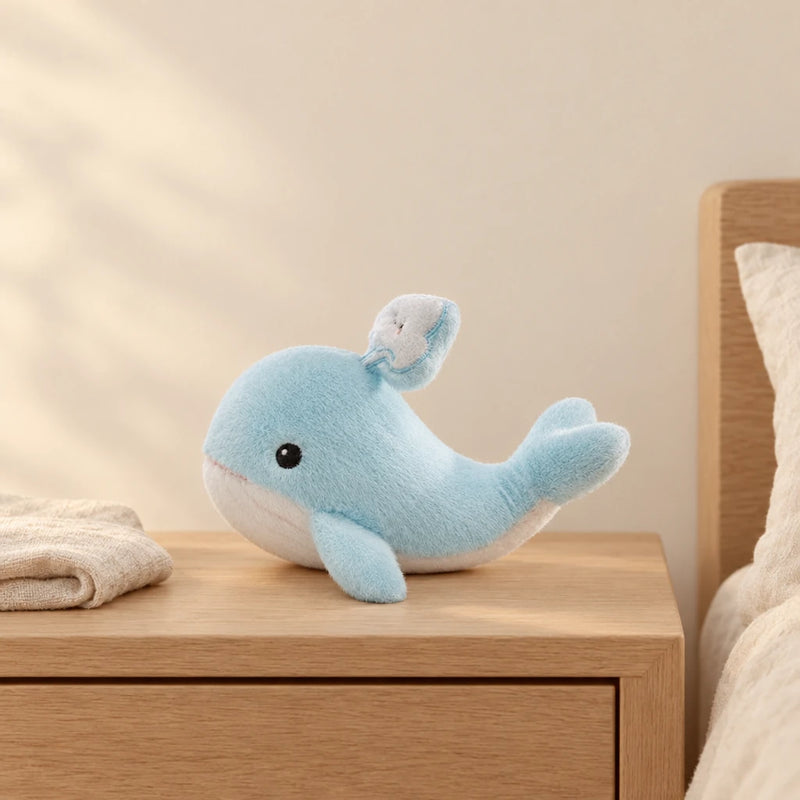 Peluche baleine bleue adorable toute douce