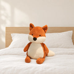 Peluche renard assis tout doux