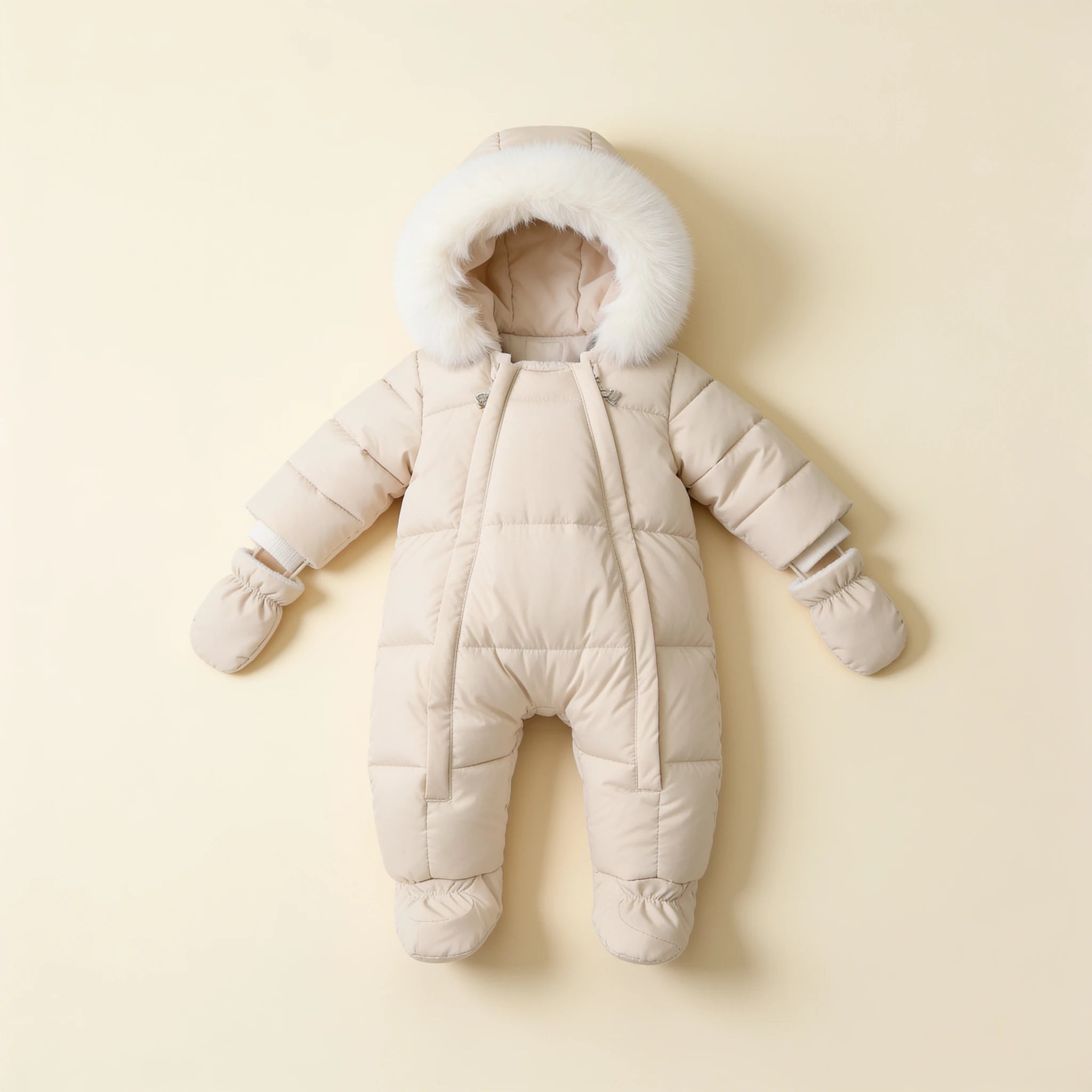 Combinaison Neige Bebe - Beige - Flat