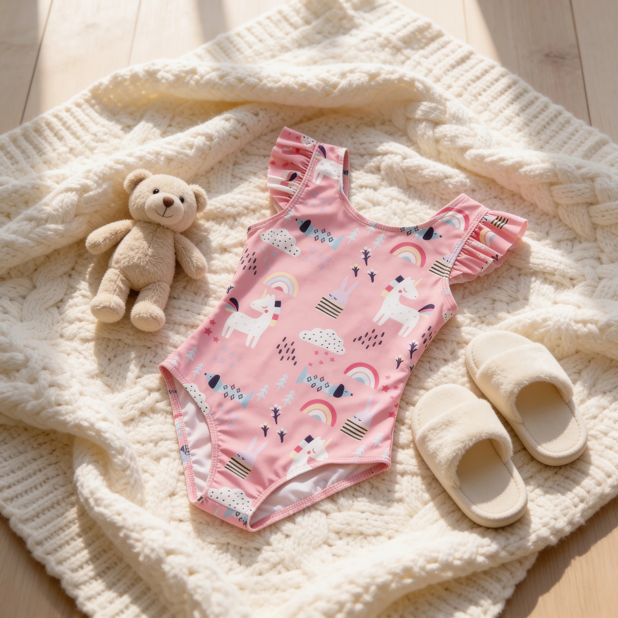 Body Combinaison Bébé Licorne - Licorne Rose - Cocon