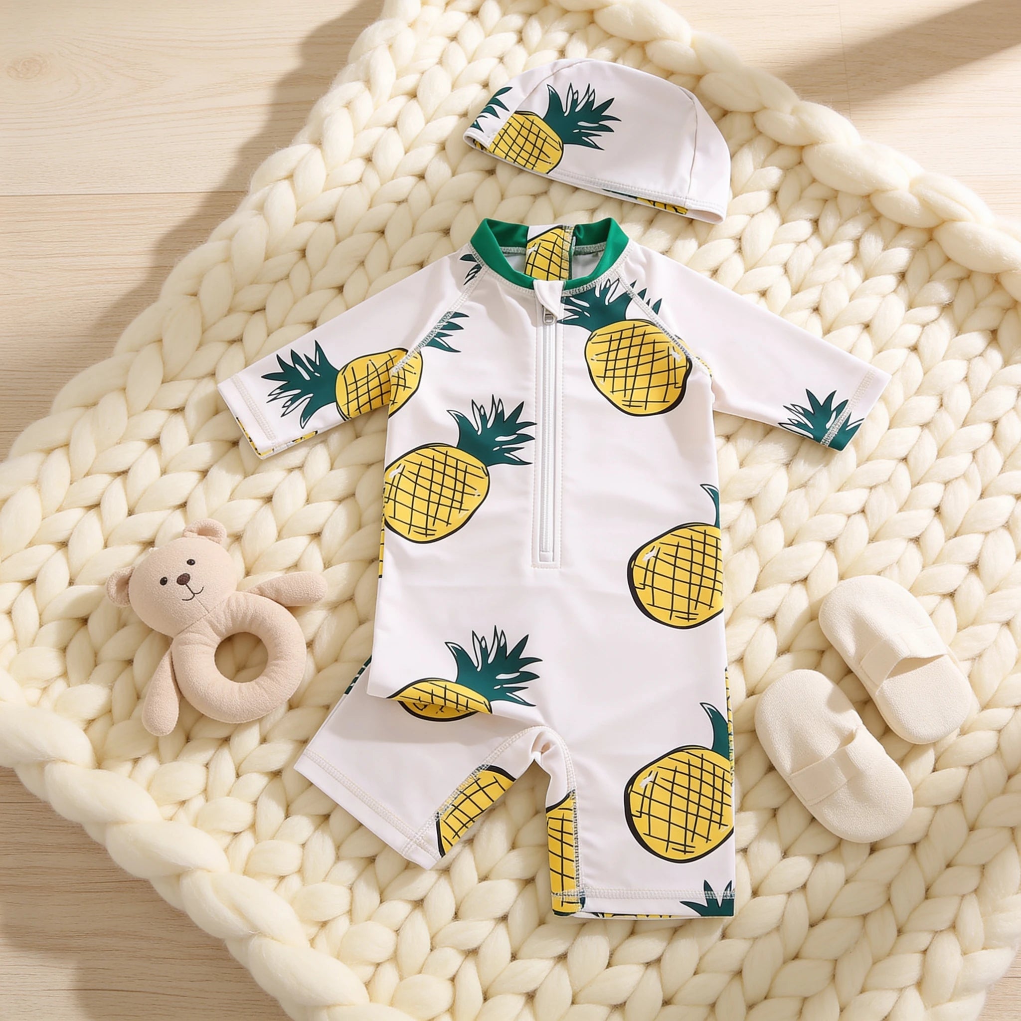 Combinaison Bebe Nageur - Ananas - Cocon