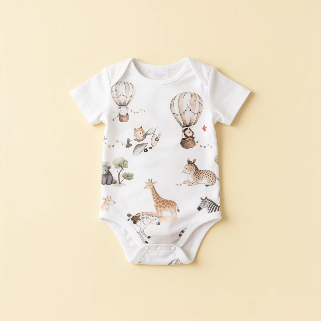 Combinaison Girafe Bebe - produit - Flat