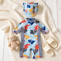 Combinaison Bebe Nageur Requin - Requin Bleu - Cocon