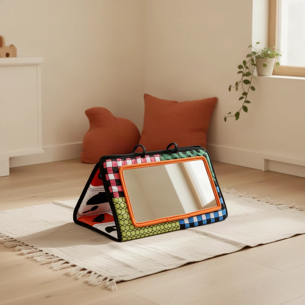 Tapis d'éveil Montessori dans une chambre d’enfant Montessori