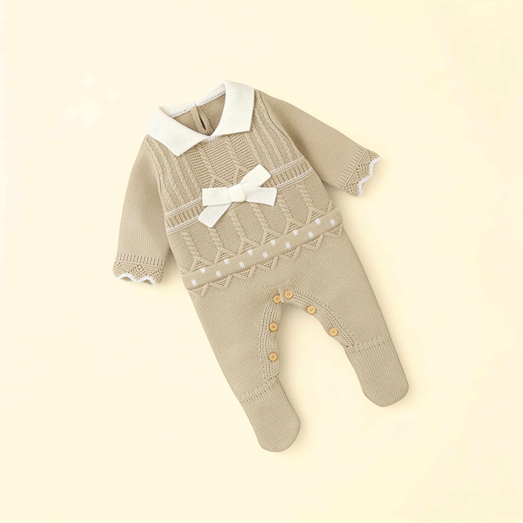 Combinaison Bébé Mignon - Beige - Flat