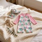 Combinaison Palmier Bebe Fille - produit - Cocon