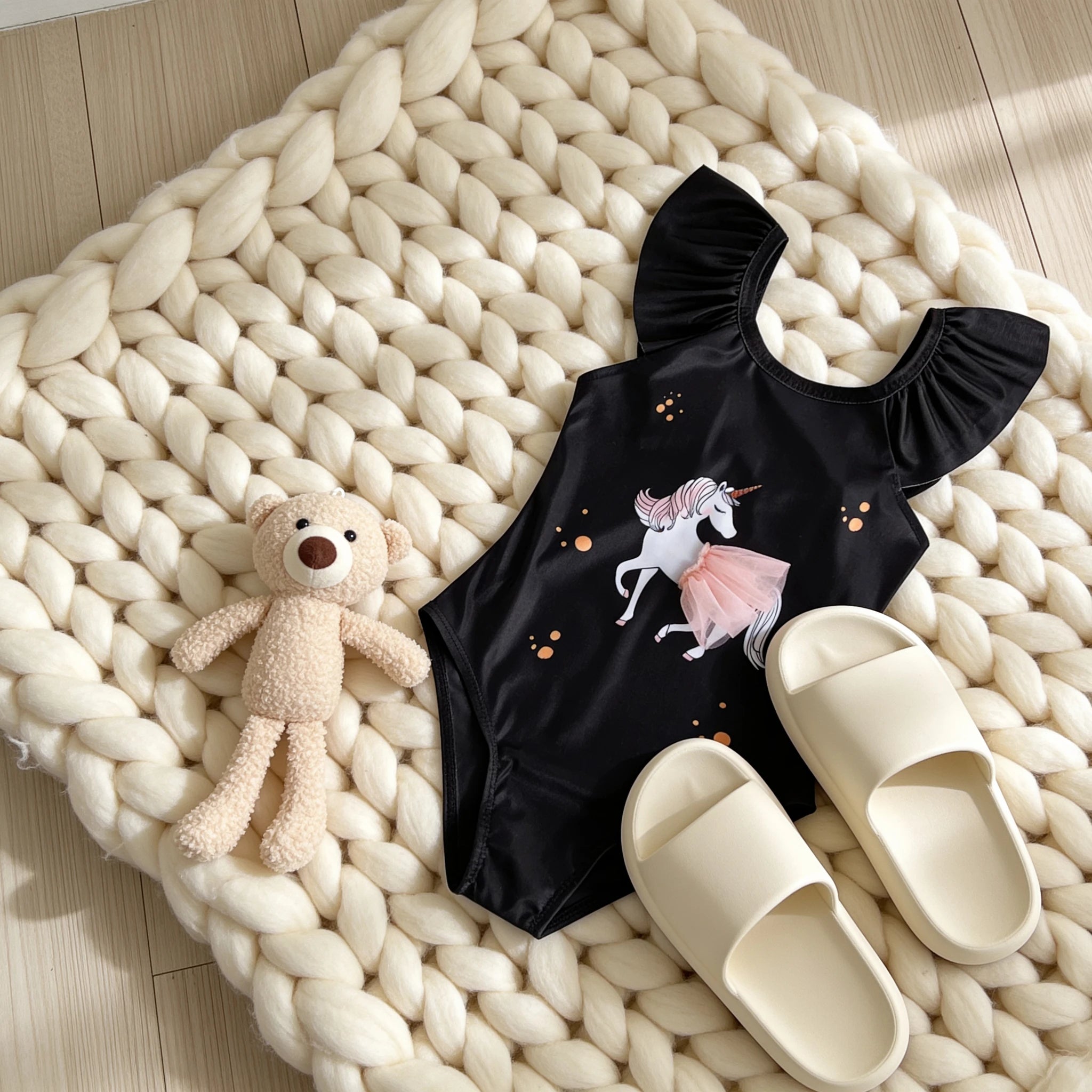 Body Combinaison Bébé Licorne - Licorne Noir - Cocon