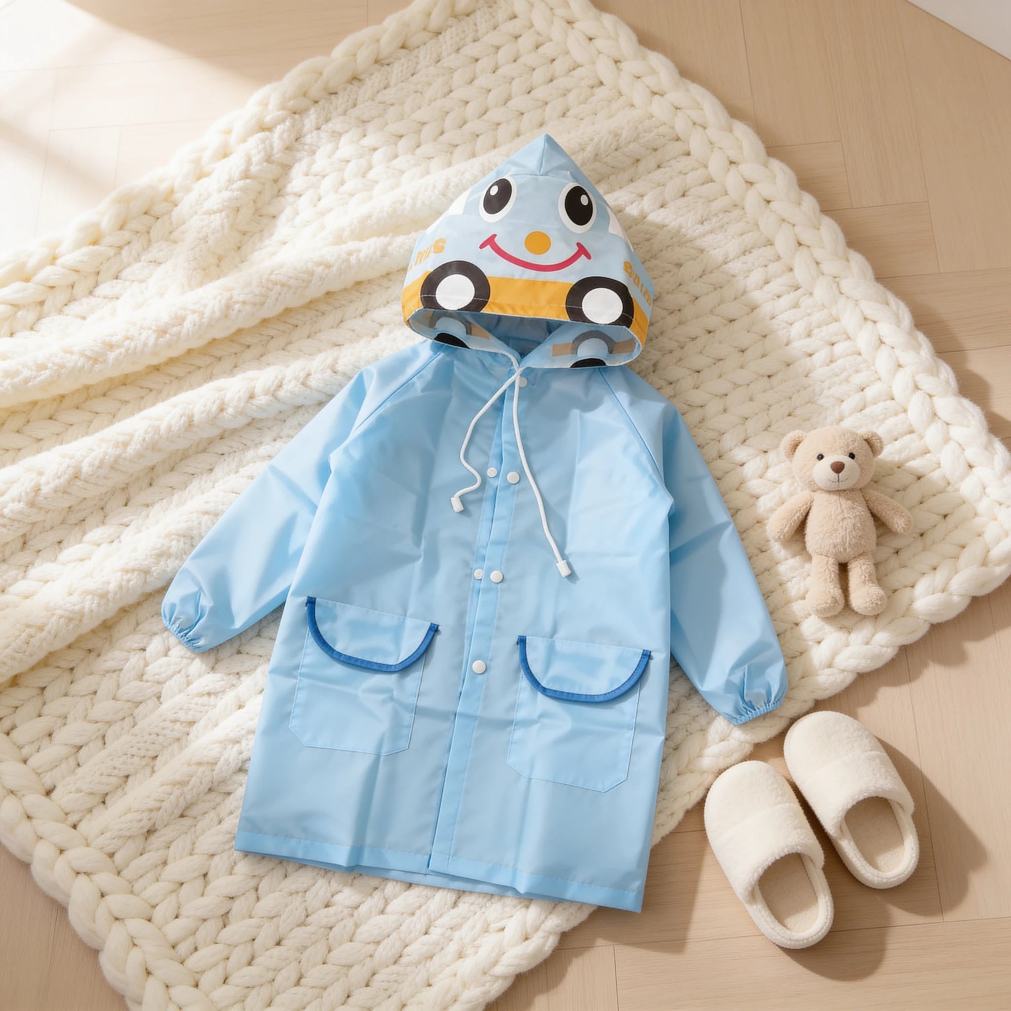 Combinaison Anti Pluie Pour Bebe - Voiture - Cocon