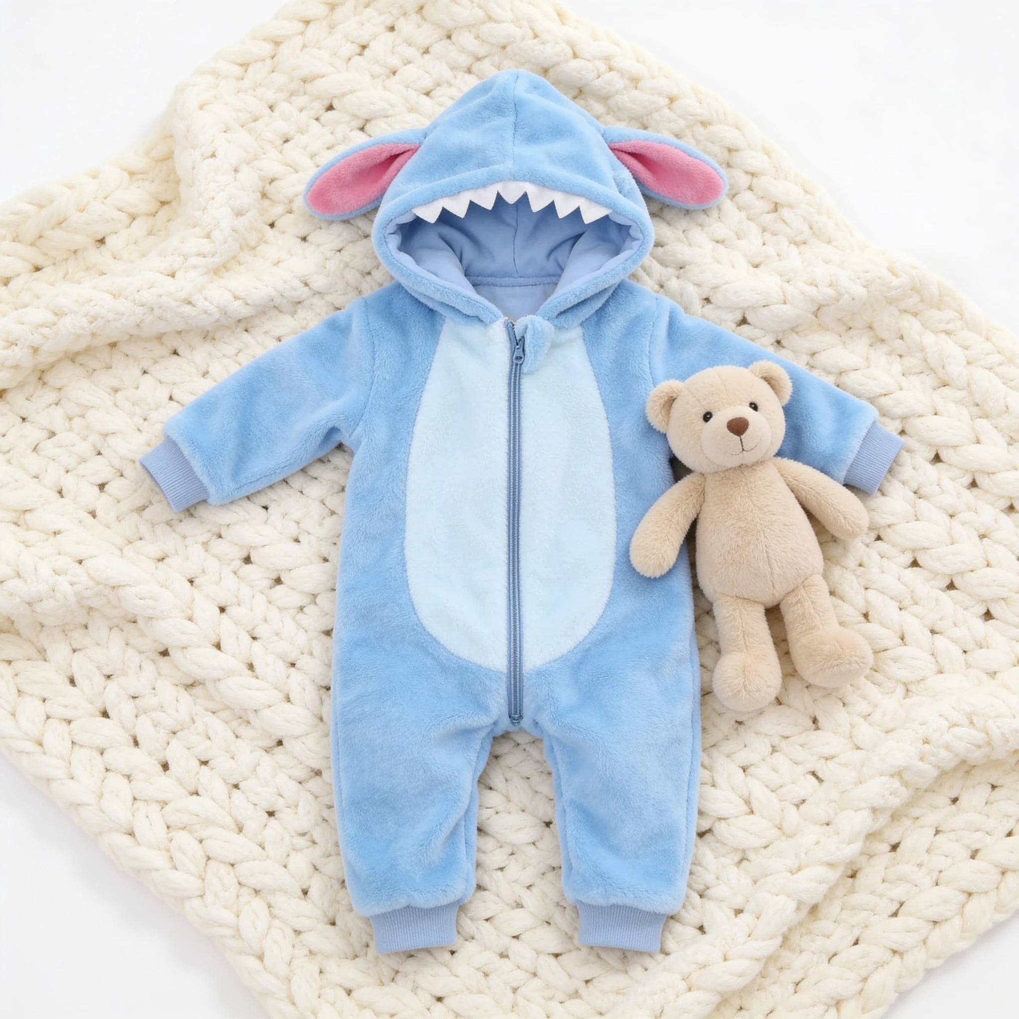Combinaison Deguisement Bebe Animaux - Requin - Cocon