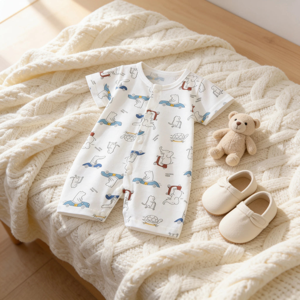 Combinaison Pyjama Bebe Nature - Animaux - Cocon