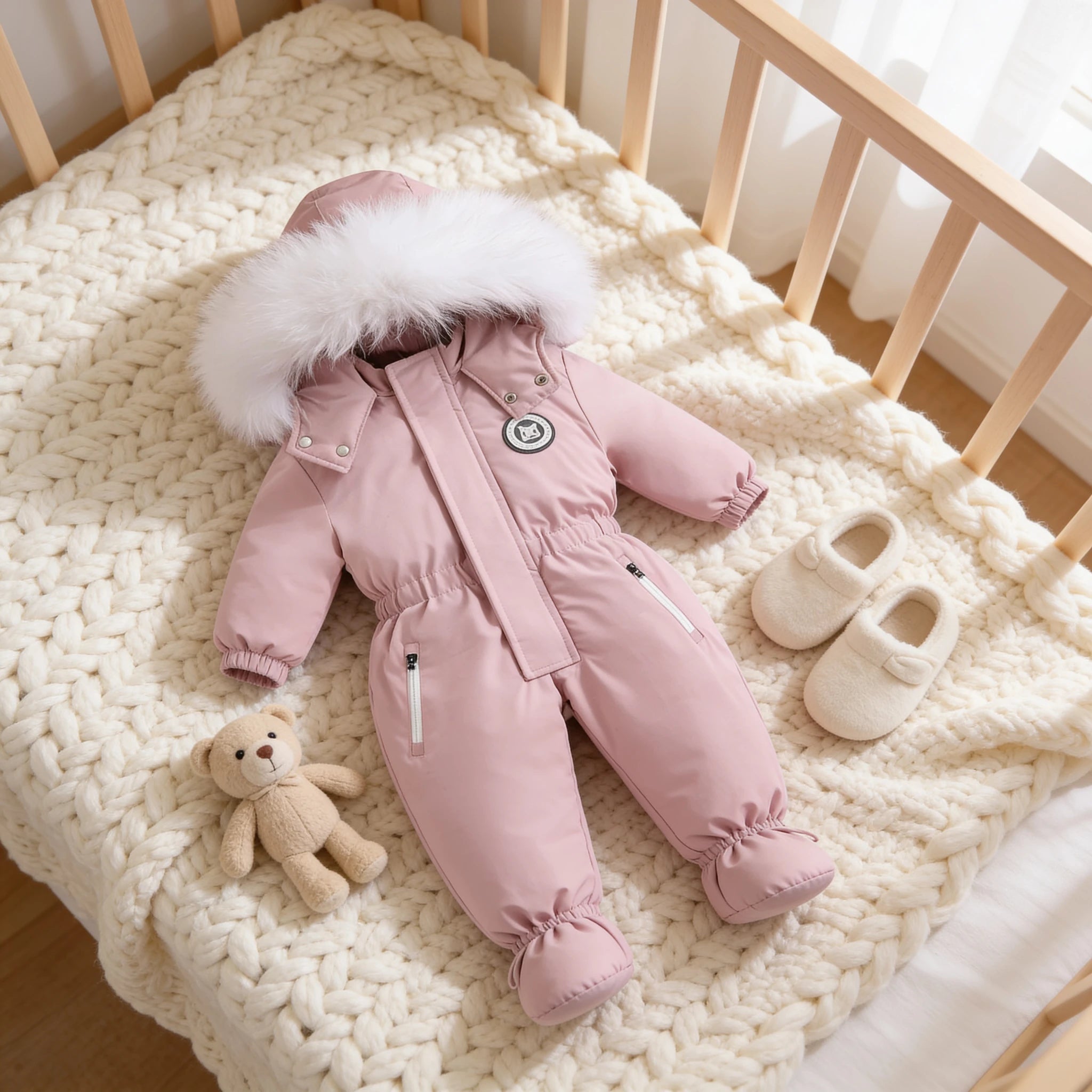 Combinaison Bebe Sans Pied - Rose - Cocon